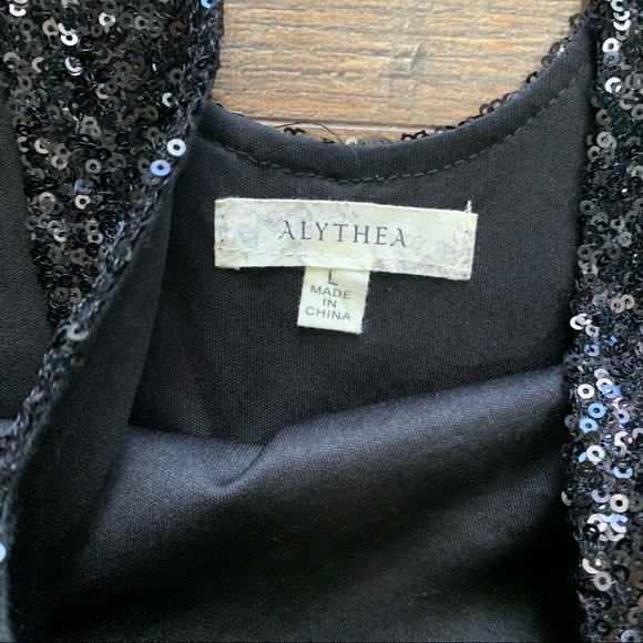Alythea Mini sequins Mini dress size large - Picture 2 of 3